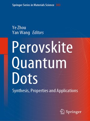 cover image of Perovskite Quantum Dots